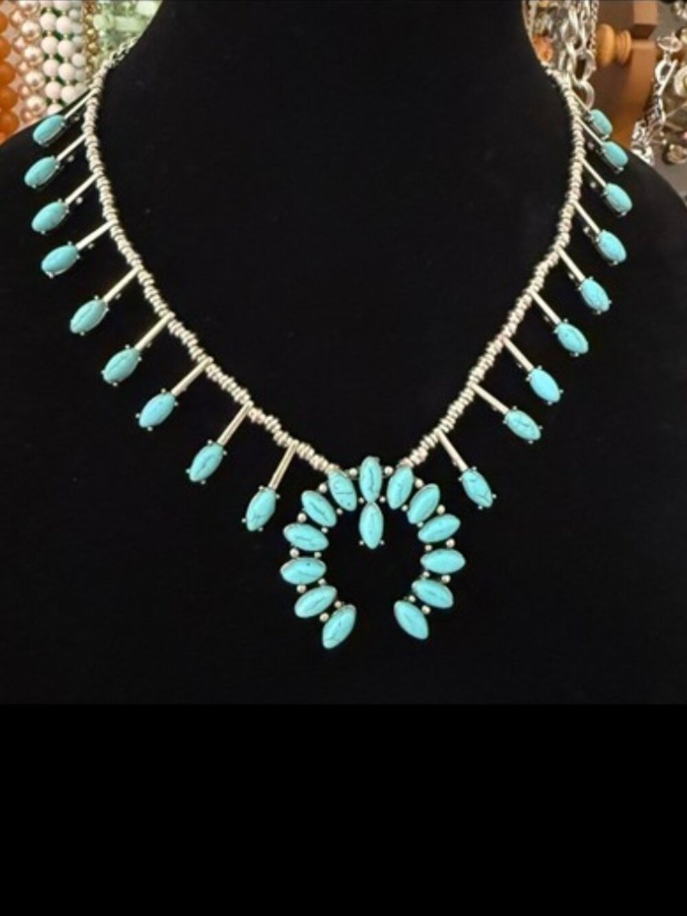 Southwestern Naja Crescent Necklace